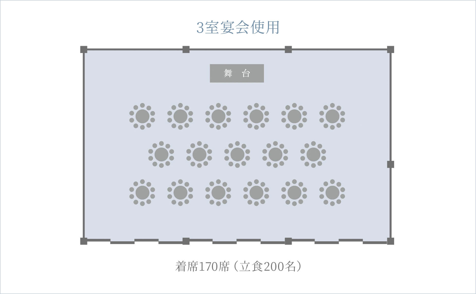 3室宴会