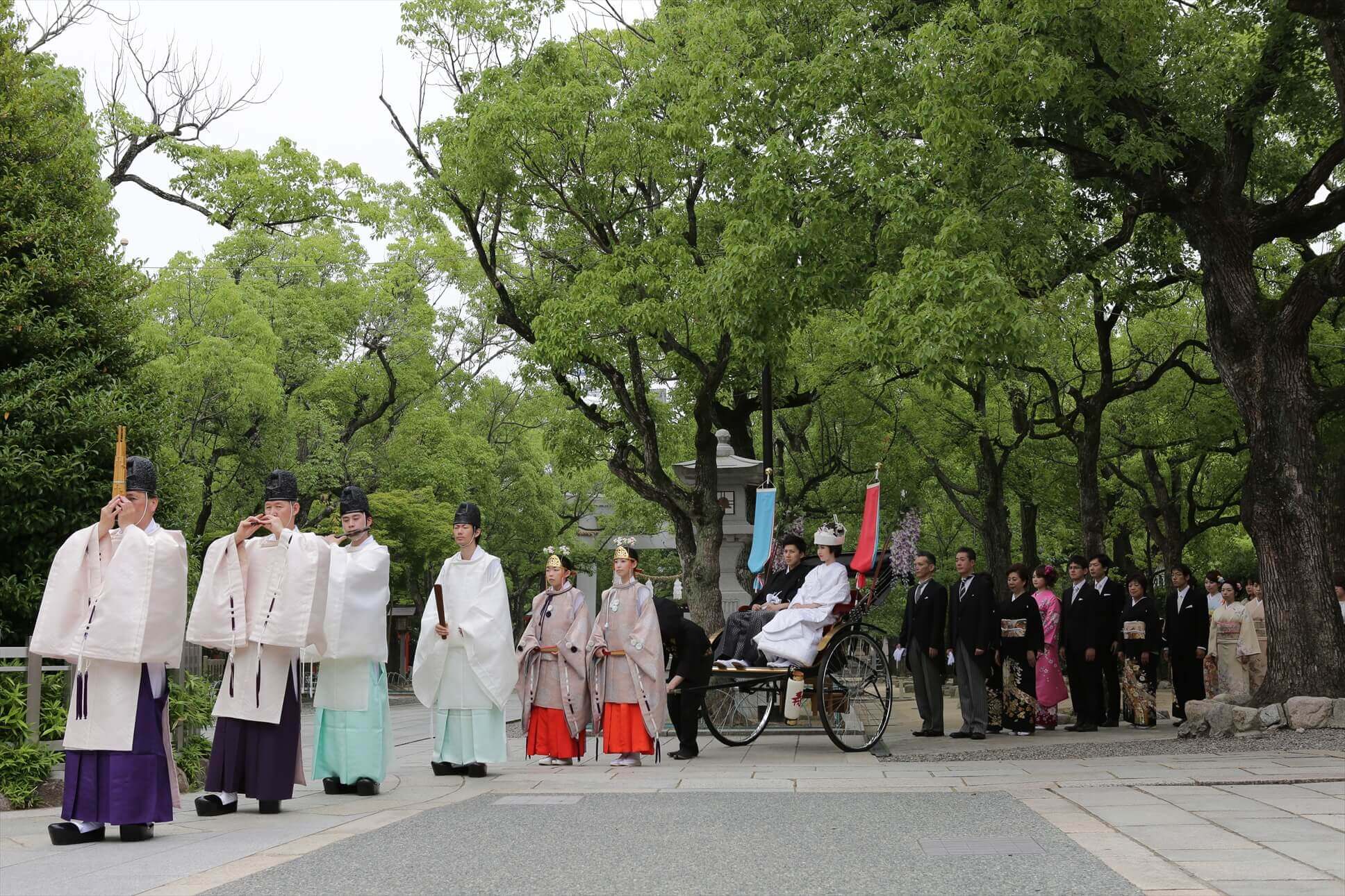 参進の儀（人力車参進の場合）